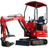 1.2-Ton Mini Excavator with Hydraulic Thumb Clamp & Canopy | 13.5 hp RATO Engine | HY14B