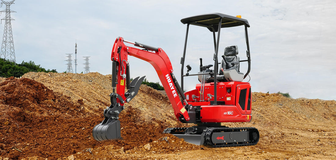 HUAYEE Small & Compact Mini Excavator Series (1.0t - 1.5t)