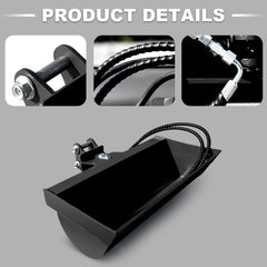 32 inch tilt bucket detail for mini excavators
