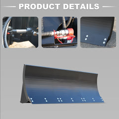 72 Inch Hydraulic Dozer Blade Attachment Suits HY1025C/HY1050C/HY1065C Mini Skid Steer Loaders | HUAYEE HYL05