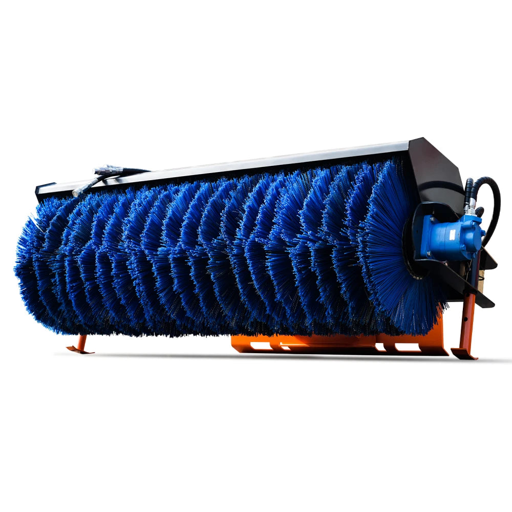 80 Inch Hydraulic Angle Broom Attachment Suits HY1025C/HY1050C/HY1065C Mini Skid Steer Loaders | HUAYEE HYL02