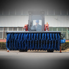 80 Inch Hydraulic Angle Broom Attachment Suits HY1025C/HY1050C/HY1065C Mini Skid Steer Loaders | HUAYEE HYL02