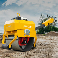HUAYEE RHY0.5 Tandem Vibratory Roller | 0.5 Ton Walk-behind/Ride-on Compactor
