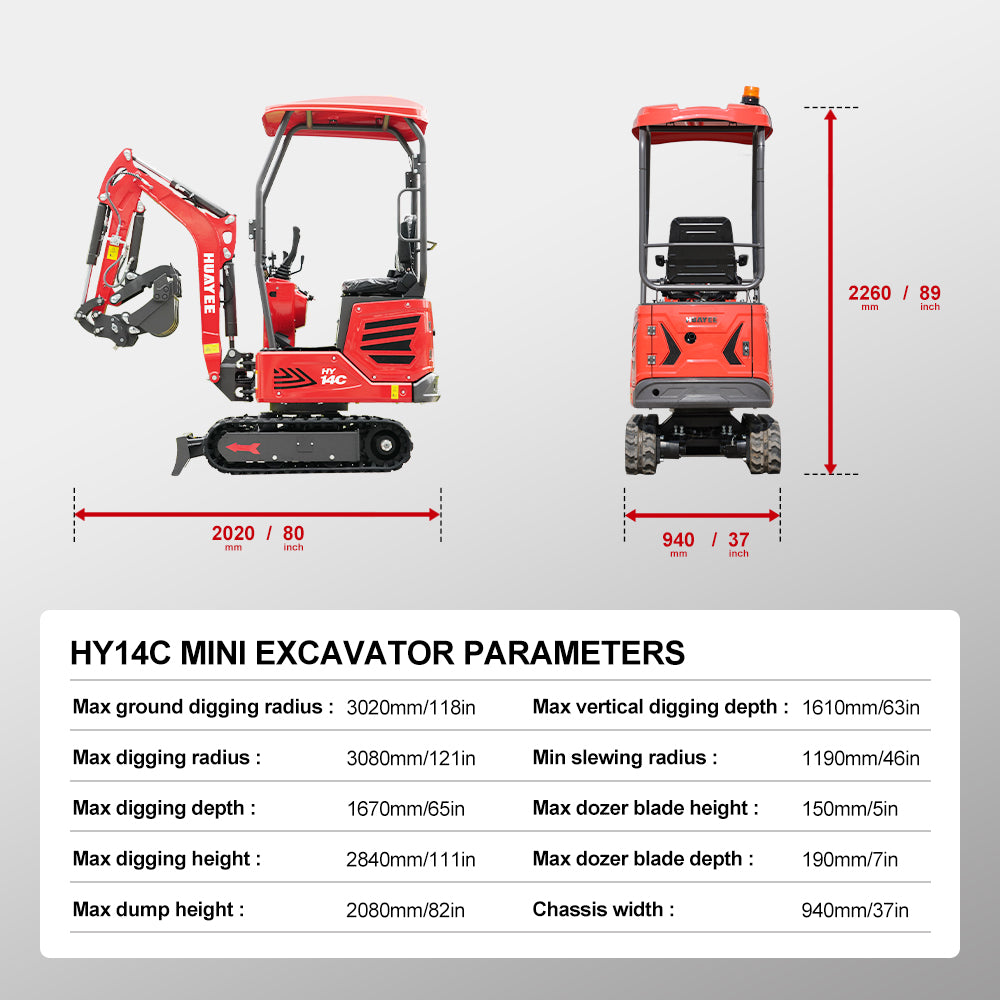 HY14C Mini Excavator