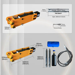 Concrete Crusher | Breakers for 2 Ton Mini Excavators | HUAYEE HYE07