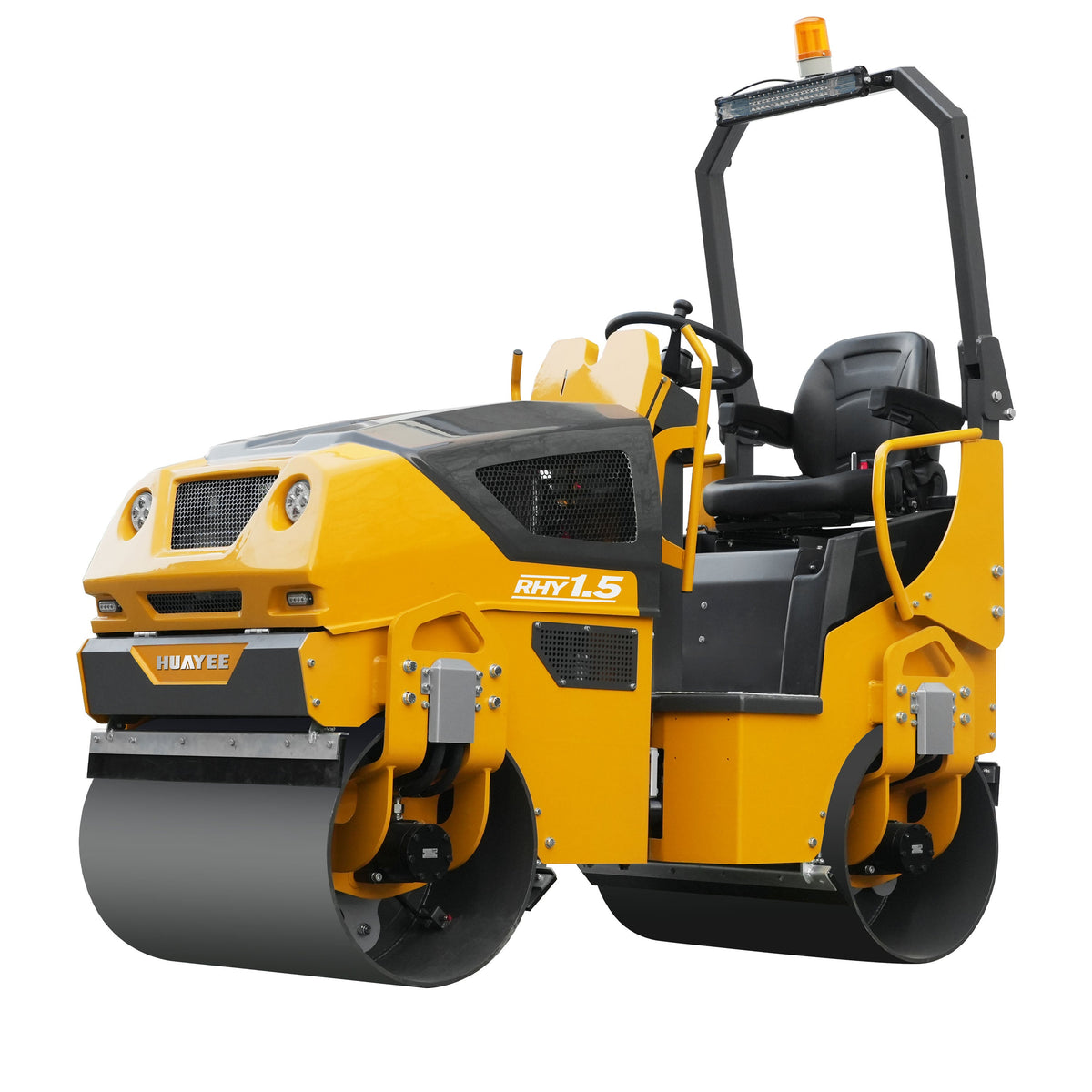HUAYEE RHY1.5 Flagship Tandem Roller | 1.5 Ton Intelligent Road Compactor
