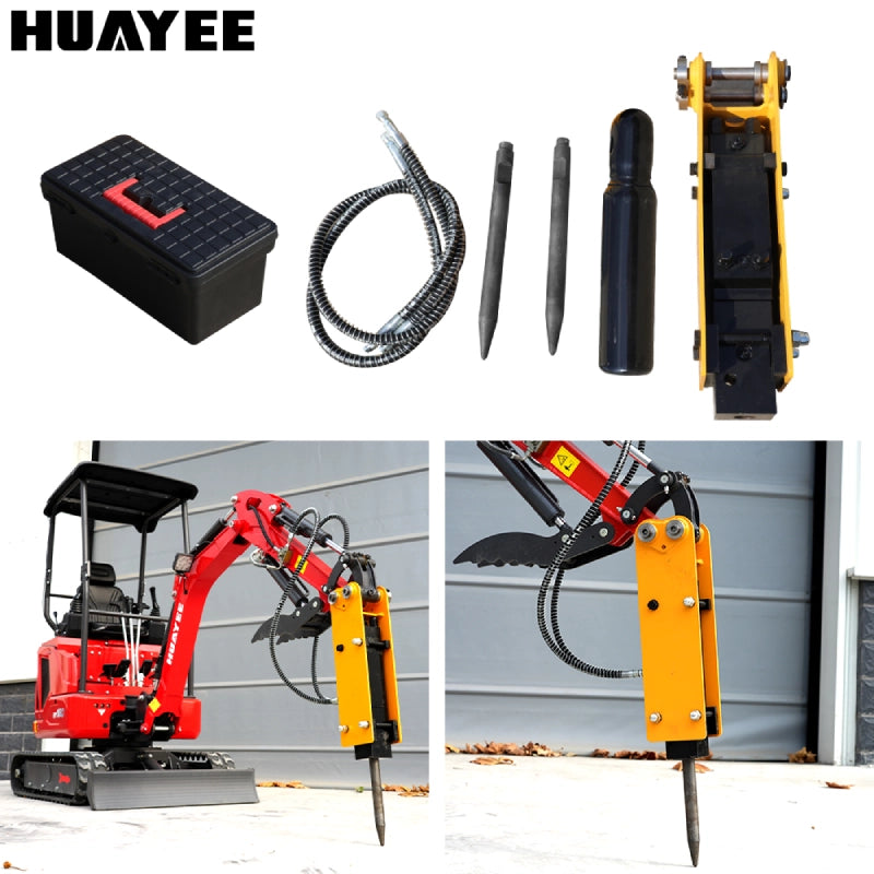 Hydraulic Hammer for 1-1.8 Ton Mini Excavators | HUAYEE HYE03