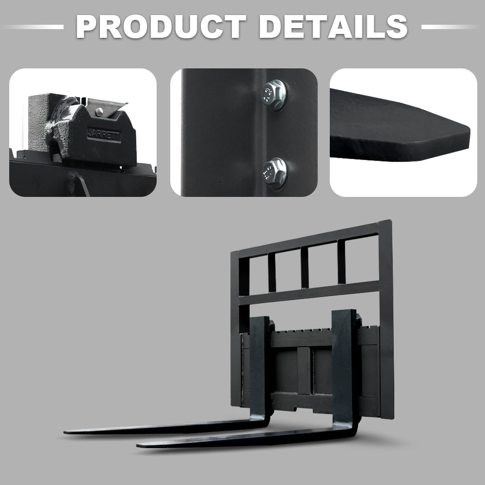 Fork + 4-in-1 Bucket Attachment Kit | Suits HY360C/HY480C Mini Skid Steer Loaders | HUAYEE HYS01