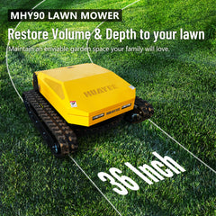 HUAYEE MHY90 Heavy-Duty Remote Control Tracked Mower