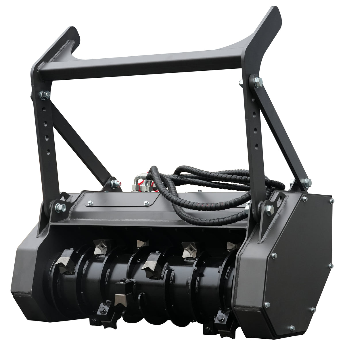 HUAYEE HYS18 | 40" Mini Skid Steer Drum Forestry Mulcher Attachment