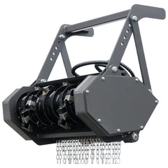 HUAYEE HYS18 | 40" Mini Skid Steer Drum Forestry Mulcher Attachment