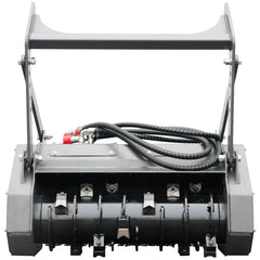 HUAYEE HYS18 | 40" Mini Skid Steer Drum Forestry Mulcher Attachment