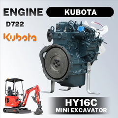 HUAYEE HY16C Mini Excavator with 14HP Kubota Engine & Hydraulic Thumb