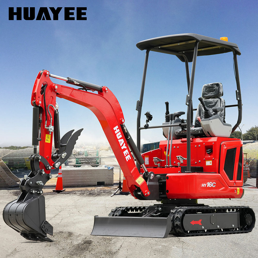 Huayee Mini HUAYEE HY16C | Mini Excavator for Sale with 14HP Kubota diesel Engine ...