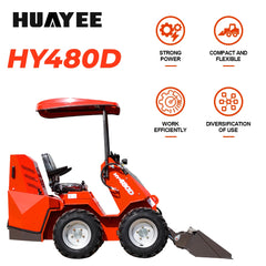 HUAYEE HY480D Mini Wheel Skid Steer Loader