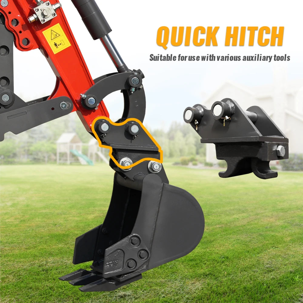 Mechanical Quick Change / Coupler HYE00 for 1-1.8 Ton Mini Excavators