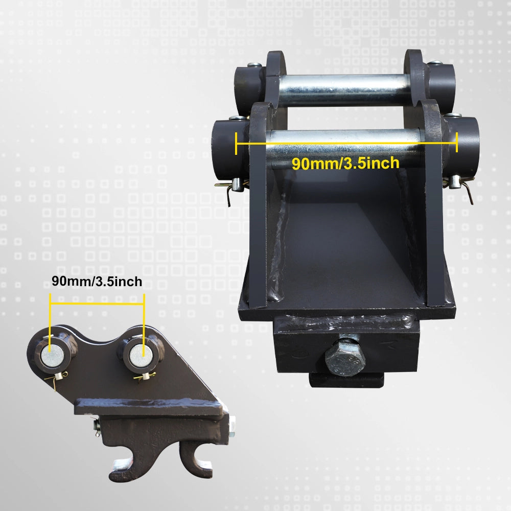 Mechanical Quick Change / Coupler HYE00 for 1-1.8 Ton Mini Excavators