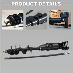 Mini Excavator Auger | 32x8" for 2 Ton Machines | HUAYEE HYE06