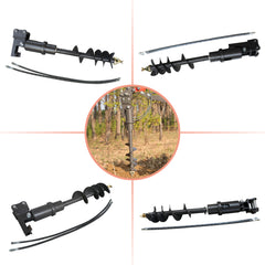Mini Excavator Auger | 32x8" for 2 Ton Machines | HUAYEE HYE06