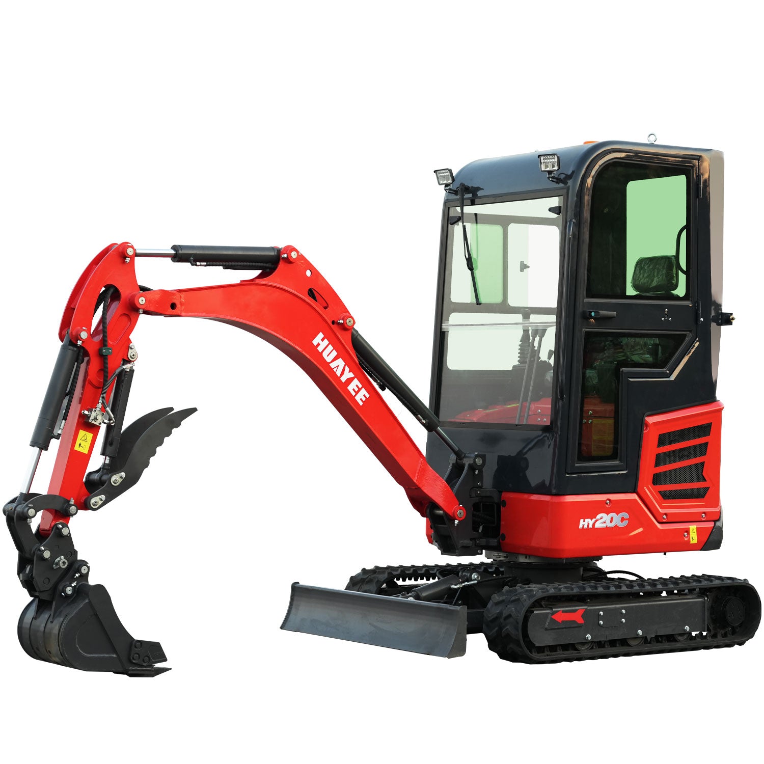 2 Ton Mini Excavator - HUAYEE HY20C with 16HP Kubota Engine