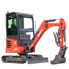 2 Ton Mini Excavator - HUAYEE HY20C with 16HP Kubota Engine