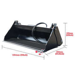 4-in-1 Bucket Attachment Suits HY1025C/HY1050C/HY1065C Mini Skid Steer Loaders | HUAYEE HYL04