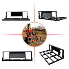 mini skid steer loader grader angle display