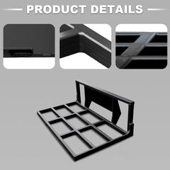 mini skid steer loader grader detail