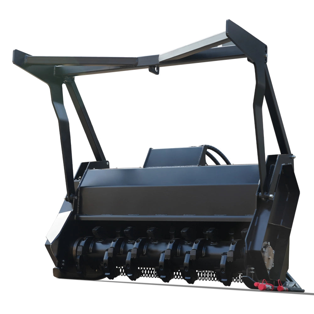 87 Inch Skid Steer Brush Cutter Attachment Suits HY1025C/HY1050C/HY1065C Mini Skid Steer Loaders | HUAYEE HYL08