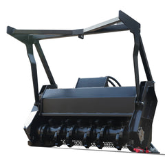 87 Inch Skid Steer Brush Cutter Attachment Suits HY1025C/HY1050C/HY1065C Mini Skid Steer Loaders | HUAYEE HYL08