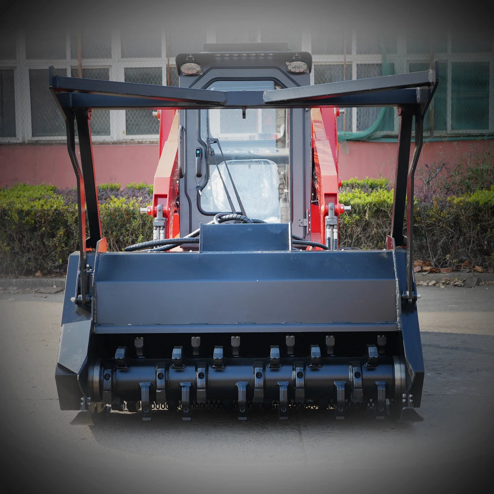 87 Inch Skid Steer Brush Cutter Attachment Suits HY1025C/HY1050C/HY1065C Mini Skid Steer Loaders | HUAYEE HYL08