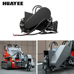 Swing Head Stump Crusher for Mini Skid Steer Loaders on Sale