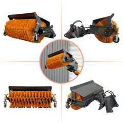 HUAYEE WHY-8 Floor Sweeper Attachment for WHY1500 Wheel Loaders